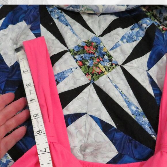 Allison Brittney Maxi Dress Women Sm Pink A Line W/ Straps and Built in Bra - Picture 7 of 9